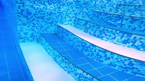 A look inside swimming pool. Video stock 219653304
