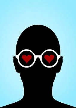 The look of love Stock Illustration