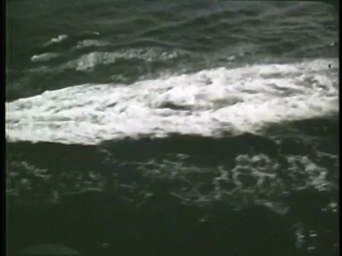 A look at the modern destroyer in 1966, its surface to air guided missile Stock Footage 75790660