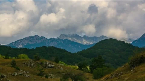 A LOOK AT THE MOUNTAINS Stock Footage 285446525