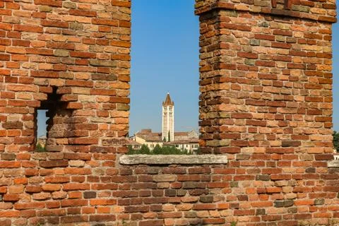 A look at the old tower Stock-Fotos