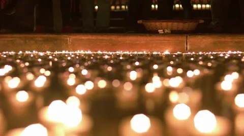 Look at the Podium in the Church Video stock 64142887