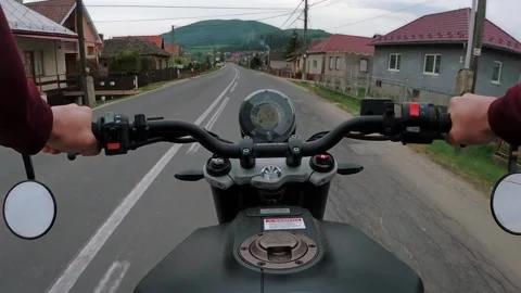 A look at riding motorcycles 库存影片 130188470