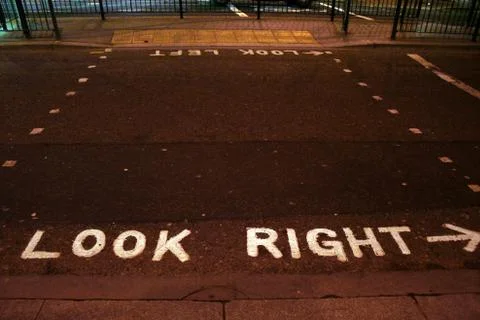 Look Right Stock Photos