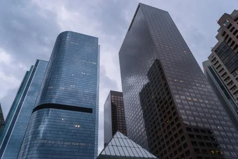 Look up skyscraper Stock Photos