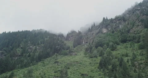 A Look Up A Steep Trail In The Austrian Alps Video stock 228974530
