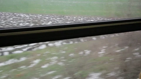 Look through the window of the train Stock Footage 89887235
