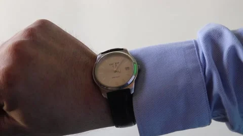 Look at the watch Stock Footage 149144460