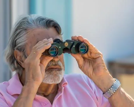 Looking Ahead . Isolated. Stock Photos