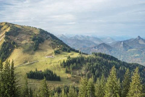Looking to the Alps Stock Photos