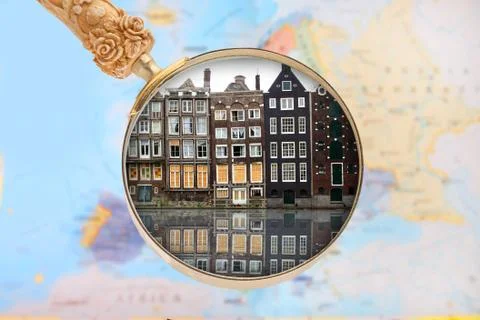 Looking in on Amsterdam Foto stock