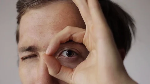 Looking and Eyeball Magic Stock-Footage 98710647