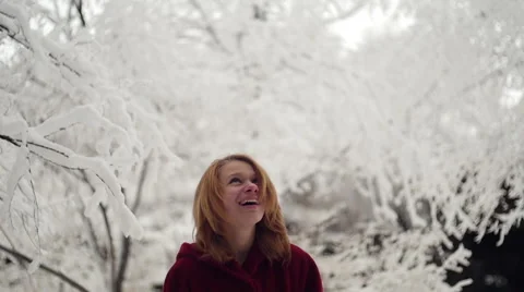 Looking Up And Smiling Stock Footage 60819028