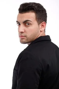 Looking back Stock Photos