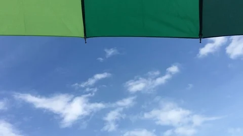 Looking to blue sky with clouds Stock Footage 103057785