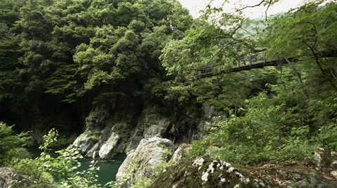 Looking up bridge, color-graded 4K (3840x2160) Stock-Footage 39335658