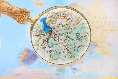 Looking in on Budapest, Hungary Stock Photos