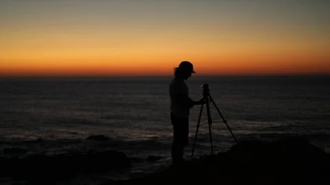 Looking camera Stock Footage 97995465