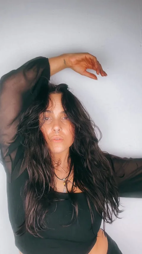 Looking at camera, long, dance, body movement, style, motion, movement Stock Footage 245849895