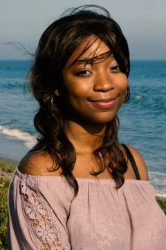 Looking into Camera, Smiling, beach Stock Photos