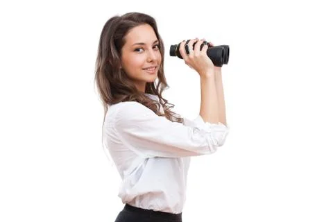 Looking for a carrier. Stock Photos