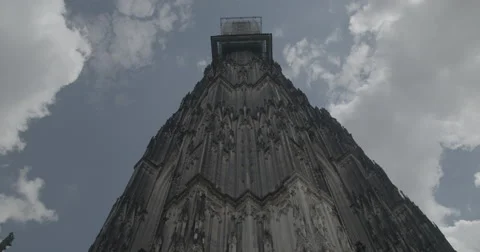 Looking Up at Cologne Cathedral - Cologne, Germany (Köln) - 4K Stock Footage 68505063
