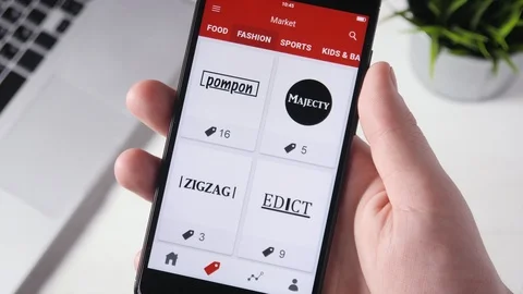 Looking for a coupon code for a discount on the smartphone Stock Footage 89722456