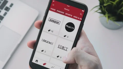 Looking for a coupon code for a discount on the smartphone Stock Footage 93545126