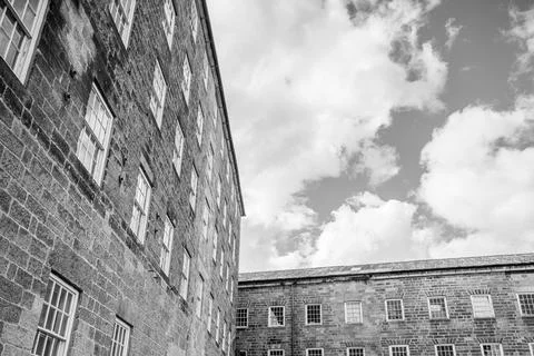 Looking up Cromford Mill Stock Photos