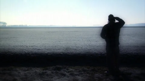 Looking into Distance Stock-Footage 307382