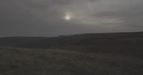 Looking into the distance at the sun going down, 4k, VLOG, 24fps Stock Footage 277230192