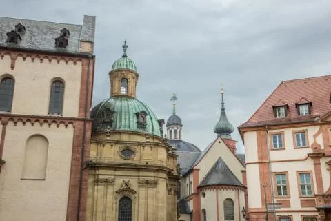 Looking into the Domstrasse Stock Photos