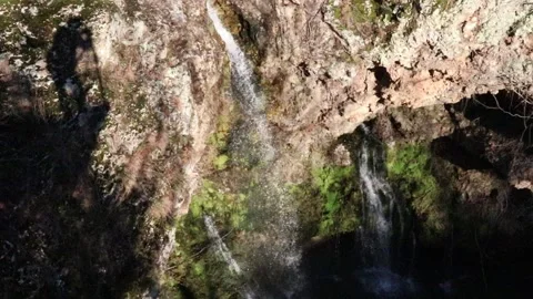Looking down on the Falls Stock Footage 167983757