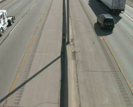Looking Down At Highway 2 Stock Footage 284429