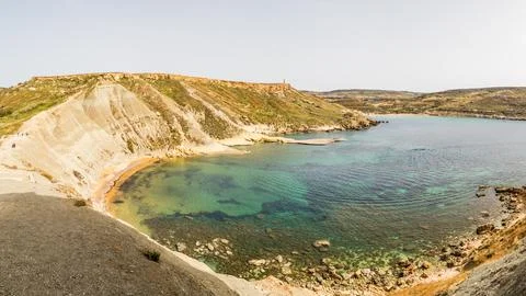Looking down on Qarraba Bay Stock Photos