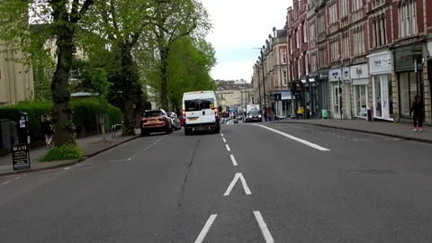 Looking down Whiteladies Road, south view Stock Footage 274092472