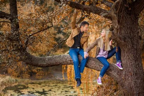 Looking on each other Stock Photos