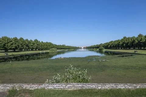 Looking from the end of Long water Stock Photos