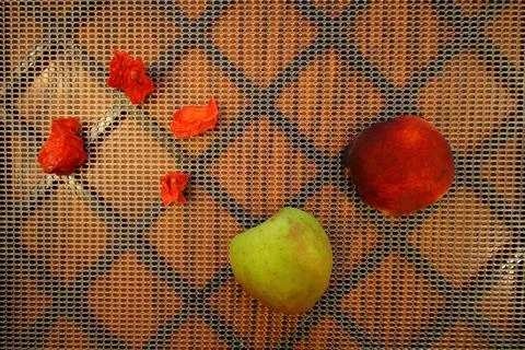 Looking at Fruit on a Table from Above Stock Photos