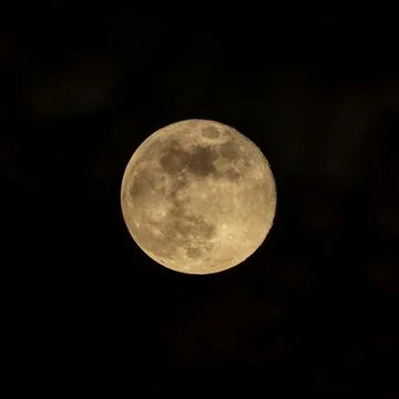 Looking up at a full moon Stock Photos