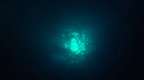 Looking up at a Fullmoon from Underwater Stock Footage 26014726