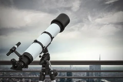 Looking to the future. 3D Rendering Stock Photos