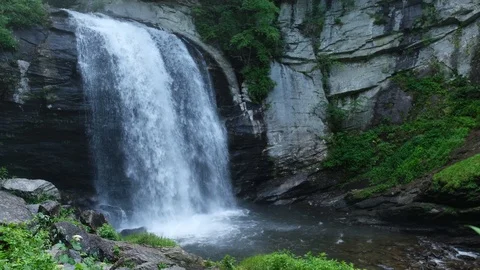 Looking Glass Falls 6 Stock Footage 111390506