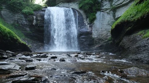 Looking Glass Falls Stock Footage 111391490