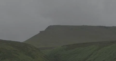 Looking at green with mountain in the background, 4k, VLOG, 24fps Stock Footage 277230020