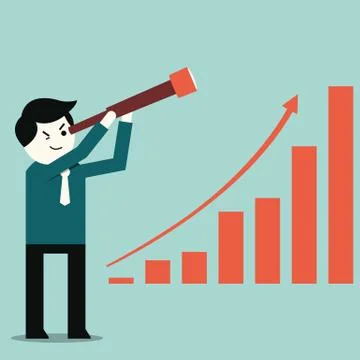 Looking for growing business Stock Illustration