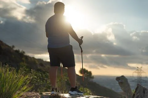 Looking at the horizon. Stock Photos