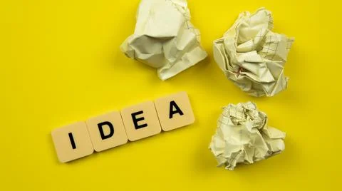 Looking for an idea concept Stock Photos