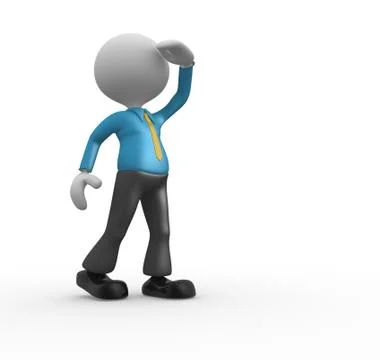 Looking Stock Illustration