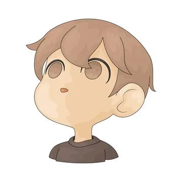 Looking up illustration Stock Illustration